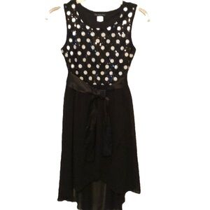 Disorderly Kids sequins bodice, blk skirt. Sz 10
